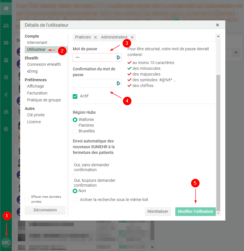 MODIFIER OU R INITIALISER VOTRE MOT DE PASSE visual data 7
